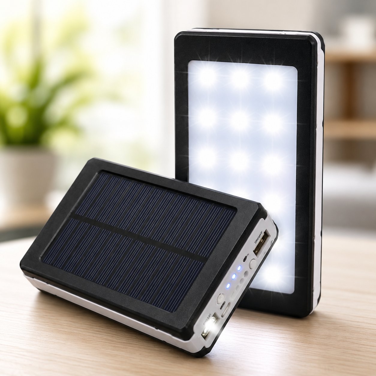 Повербанк на сонячній батареї UN-3102 SOLAR 40000mAh з LED-ліхтариком